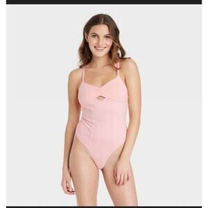 Colsie Women's Balletcore Bodysuit - Pink M NWT